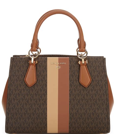 michael kors signature marilyn small satchel|MICHAEL Michael Kors Signature Marilyn Small .